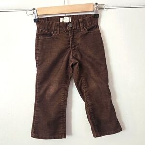 Tea collection toddler brown corduroy pants size 2